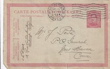 G018 Belgium 1924 Antwerpen to United States postal stationery