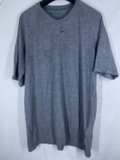 Tyndale FR Shirt Mens Large Gray CAT 1 Flame Resistant ARC Short Sleeve Crew 4.6
