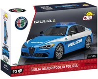 Cobi 24606 - Alfa Romeo Giulia Quadrifoglio Polizia, Sportlimousine, Bausatz...