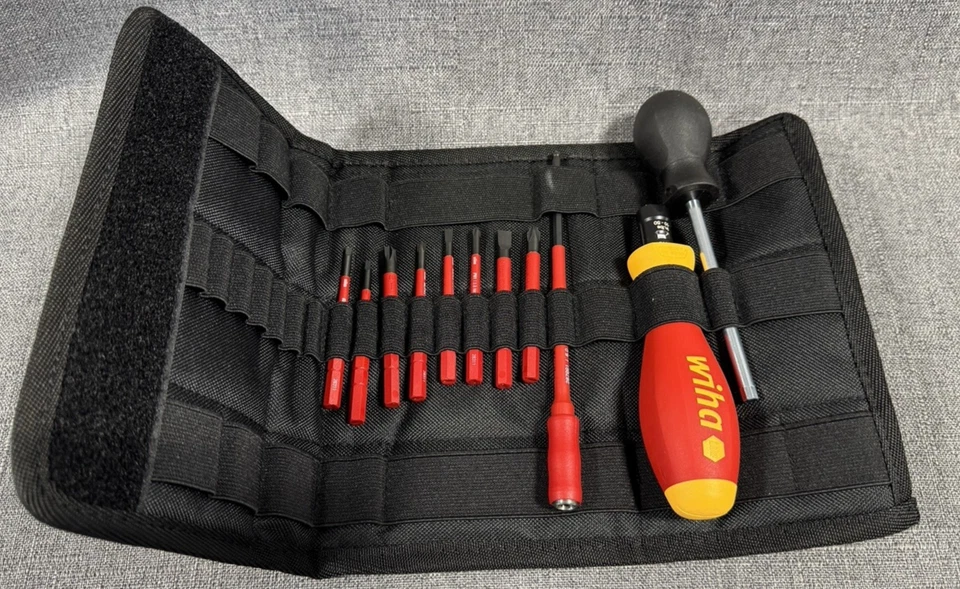 Juego de cuchillas SlimLine aisladas TorqueVario-S Wiha 28789 de 11 piezas (10-50 pulgadas/lbs) Foto 2 de 4