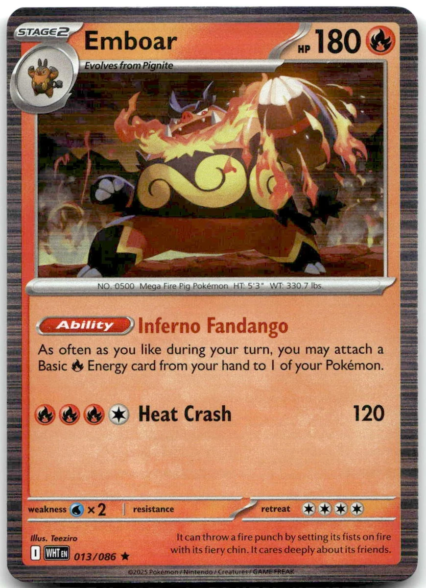 Pokemon Emboar for sale | eBay