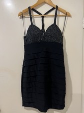 Black Guess Bodycon dress in size L