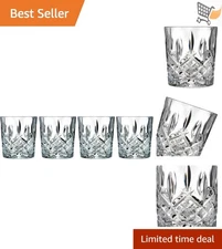 Waterford Markham Double Old Fashioned Glasses 11 oz Set of 4 Lead-Free Crystal