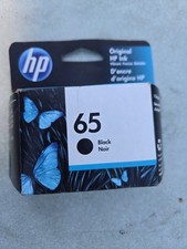 HP #65 Black Ink Cartridge 65 N9K02AN NEW GENUINE Exp 10/2021