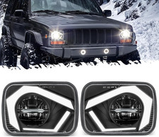 2025 H6054 LED Headlights 7X6 5X7 Headlamp Hi/Low Sealed Beam Lights DOT Star