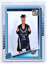 Aziaha James 2025 Donruss WNBA #95 Holo Rookie