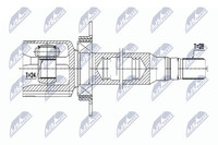 NTY Gelenksatz Antriebswelle NPW-VV-086 FüR Volvo S90 2 234 V90 235