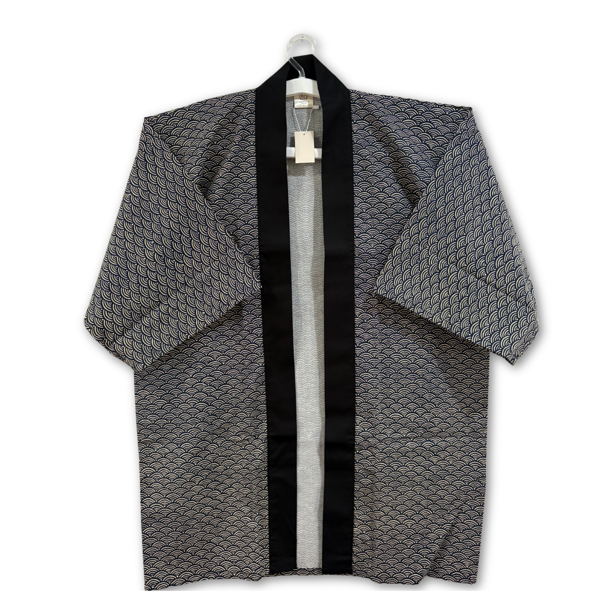 Japanese Happi Coat Seigaiha Wave Pattern Matsuri Festival