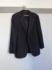 Vintage Ralph Lauren Polo University Club Black Virgin Wool Blazer 40R USA