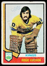 Rogie Vachon, 1974-75 Topps, #235, Los Angeles Kings,