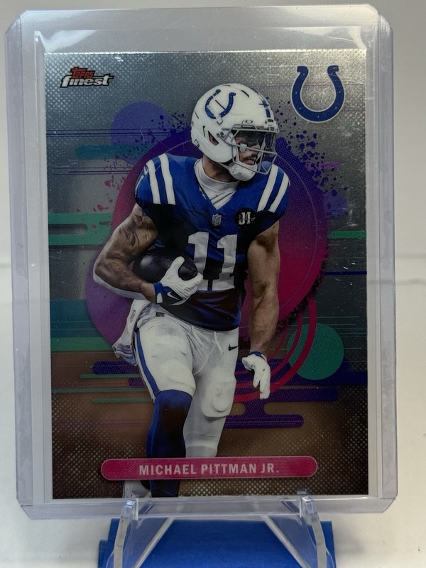 Topps 2025 Finest Michael Pittman Jr. Colts Finest Performance #166