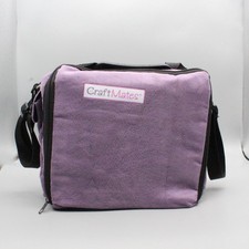 Craft Mates Lockables Ultrasuede Organizer Case   Purple