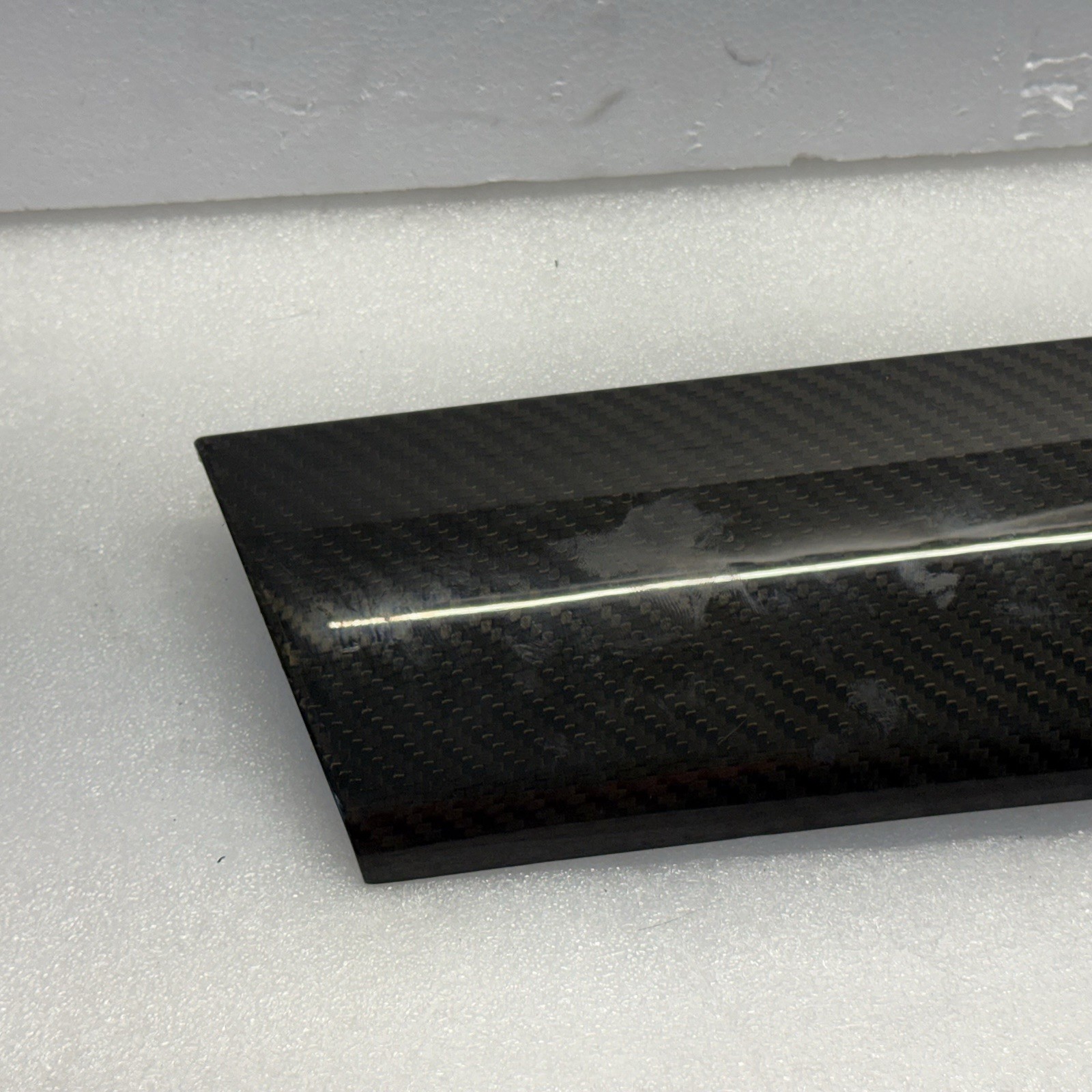 03-13 Maserati Quattroporte M139 Rear Left Side Door Trim Carbon Fiber Panel