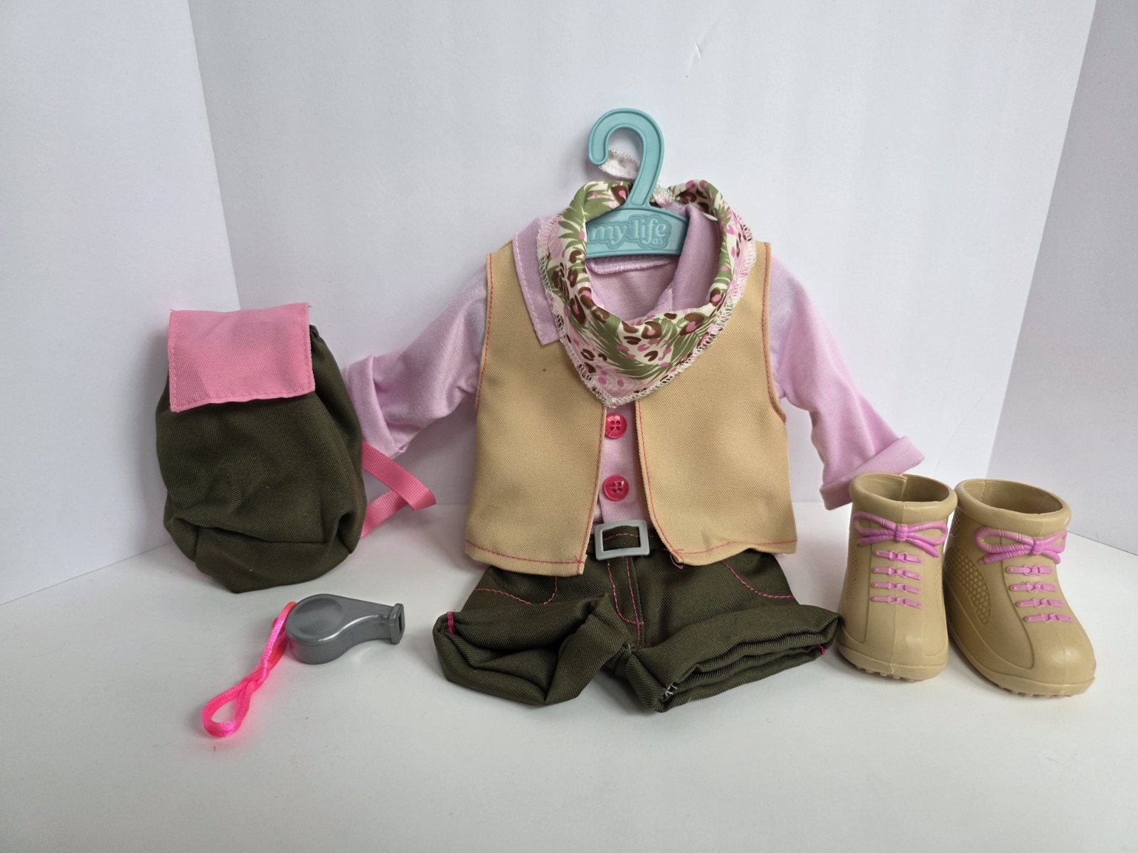 My Life As Camping Fashion Set for 18" Doll = Hiking Outdoors Nature Granola