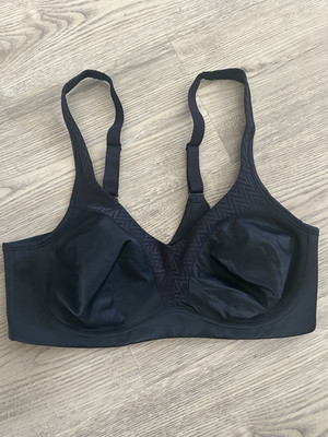 Playtex Women's Wireless Bra 18 Hour Bounce Control Convertible Black 38C