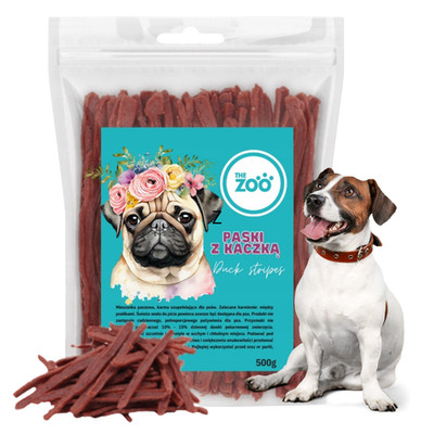THE ZOO Entesreifen 500 g Hundesnack Kausnack Kauartikel für Hunde Snack