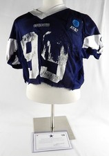 2023 Dallas Cowboys Chauncey Golston #99 Game Used Navy Practice Jersey 54 476