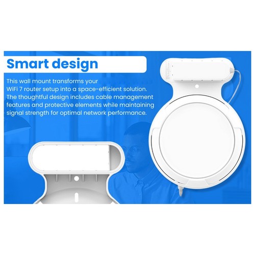 Router-Wandhalterung für Deco BE23/BE25/BE3600/BE5000 Wifi 7, Wandhalterun1227 - Bild 3 von 8