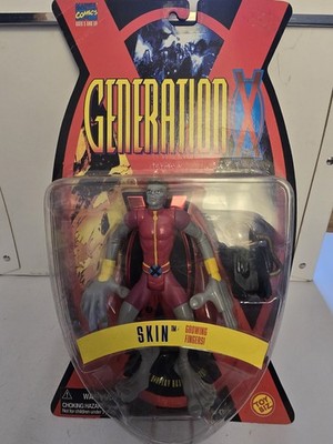 TOY BIZ 1995 X-Men Generation X SKIN Marvel 5  Action Figure in RE-SEALED BOX