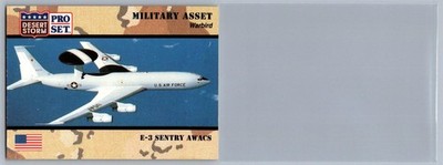 1991 Pro Set Desert Storm #247 E-3 Sentry AWACS