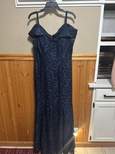 R M Richards Womens Formal/Dinner Dress Blue Size 12