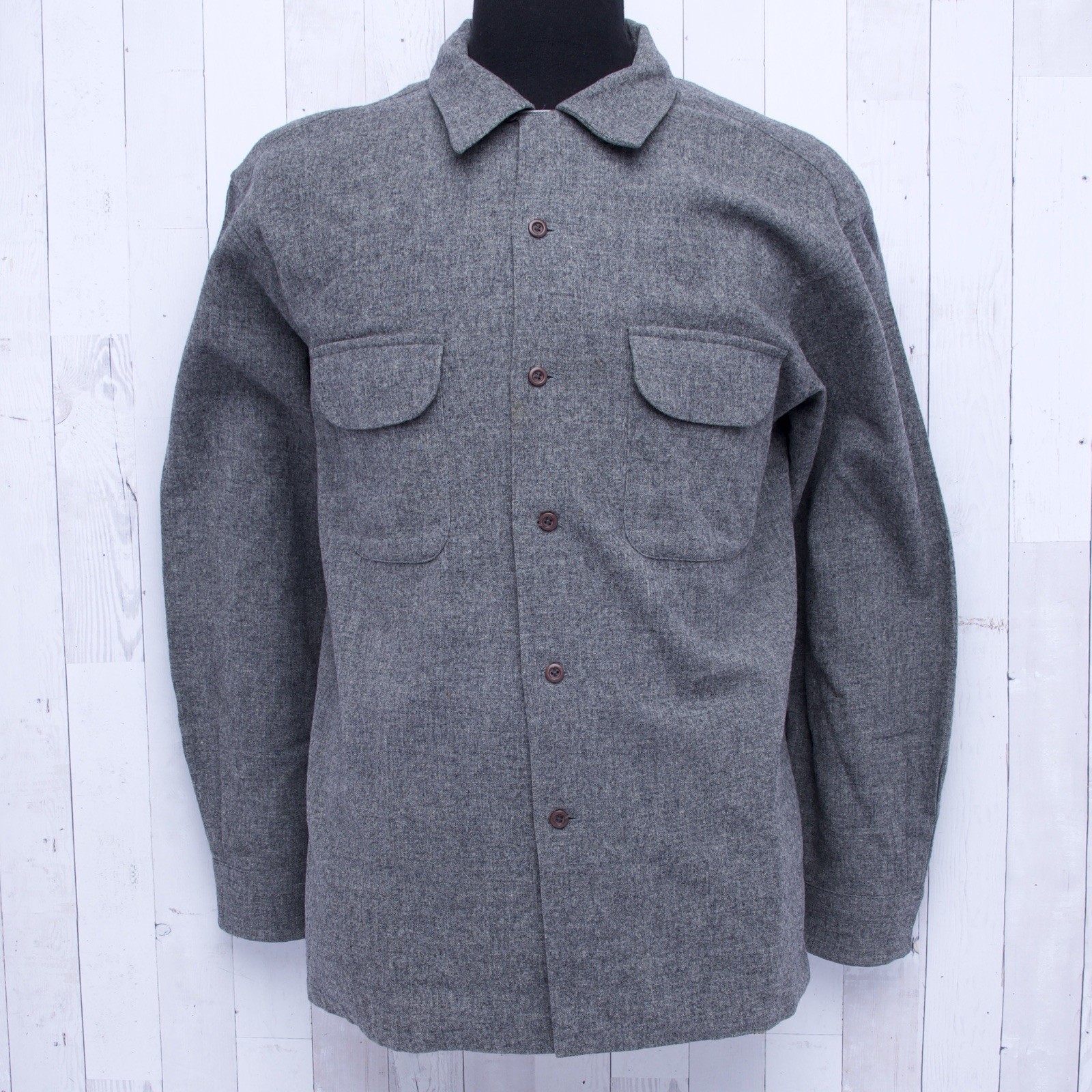 Pendleton Loop Collar Gray Wool Board XL Board Sh… - image 1