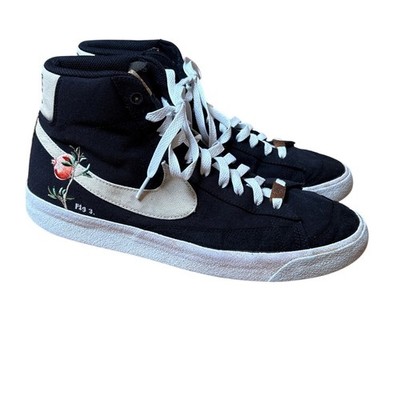 Nike Blazer Mid 77 Pomegranate Men Black Good Flora Pack CI1166-001 SIZE 11