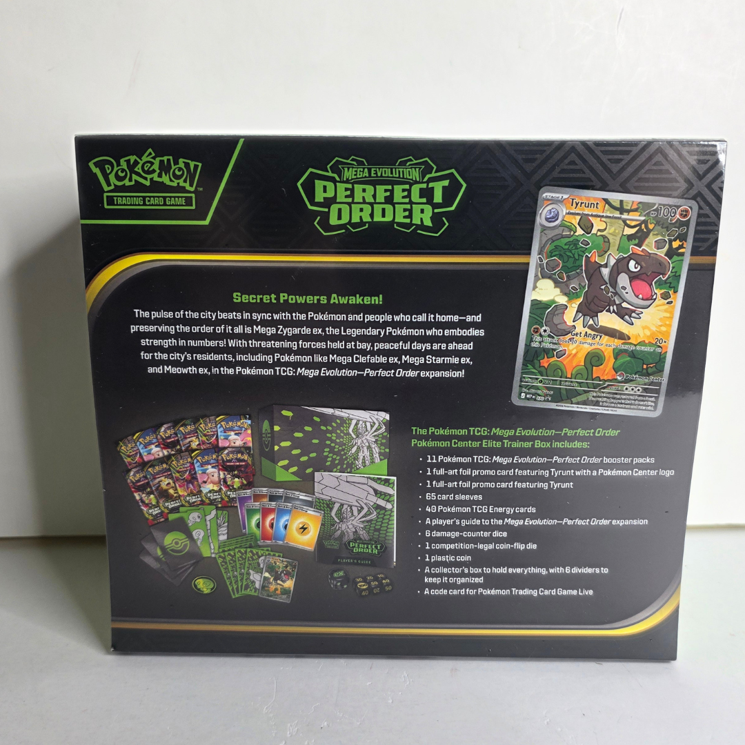 Pokémon Perfect Order Pokemon Center ETB Elite Trainer Box