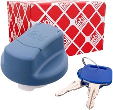 febi bilstein 100327 AdBlue®-Tank Einfülldeckel, 1 Stück, Farbe: Blau