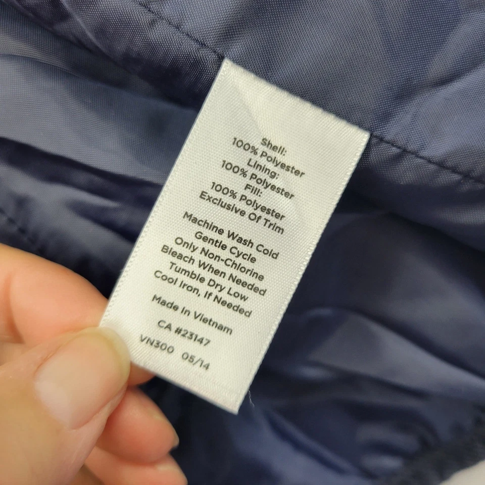 Chaqueta Chaleco Acolchado Talbots Rojo Negro Tartán Cuadros Pana Borde Talla XL Foto 4 de 4