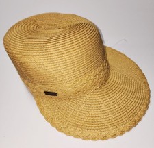 Sun N Sand Womens Molly Hat Sun Hat Beach Hat Wide Visor UPF 50 Ponytail Hole