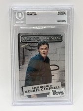 2025 SKYBOX THE BOYS JACK QUAID SIGNED HUGHIE TRADING CARD - BECKETT AUTO COA