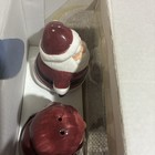 Encore Edition Salt and Pepper Shaker Set Ceramic Santa and Mrs Clause New NIB — photo 3