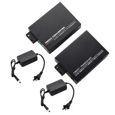 10/100/1000M Ethernet to Fiber Optic Media Converter 4 RJ45 1 SC fiber Port h