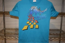 White Water River Rafting vtg Turqouise Moab Utah Colorado River Men's Small