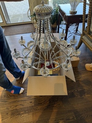James Moder Crystal Chandelier