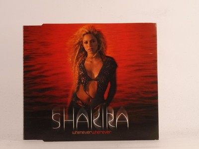 SHAKIRA WHENEVER WHEREVER (F53) 4 Track CD Single including Picture Sleeve EPIC