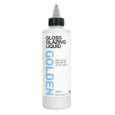 Golden Acrylic Glazing Liquid Gloss - 8 Oz Bottle