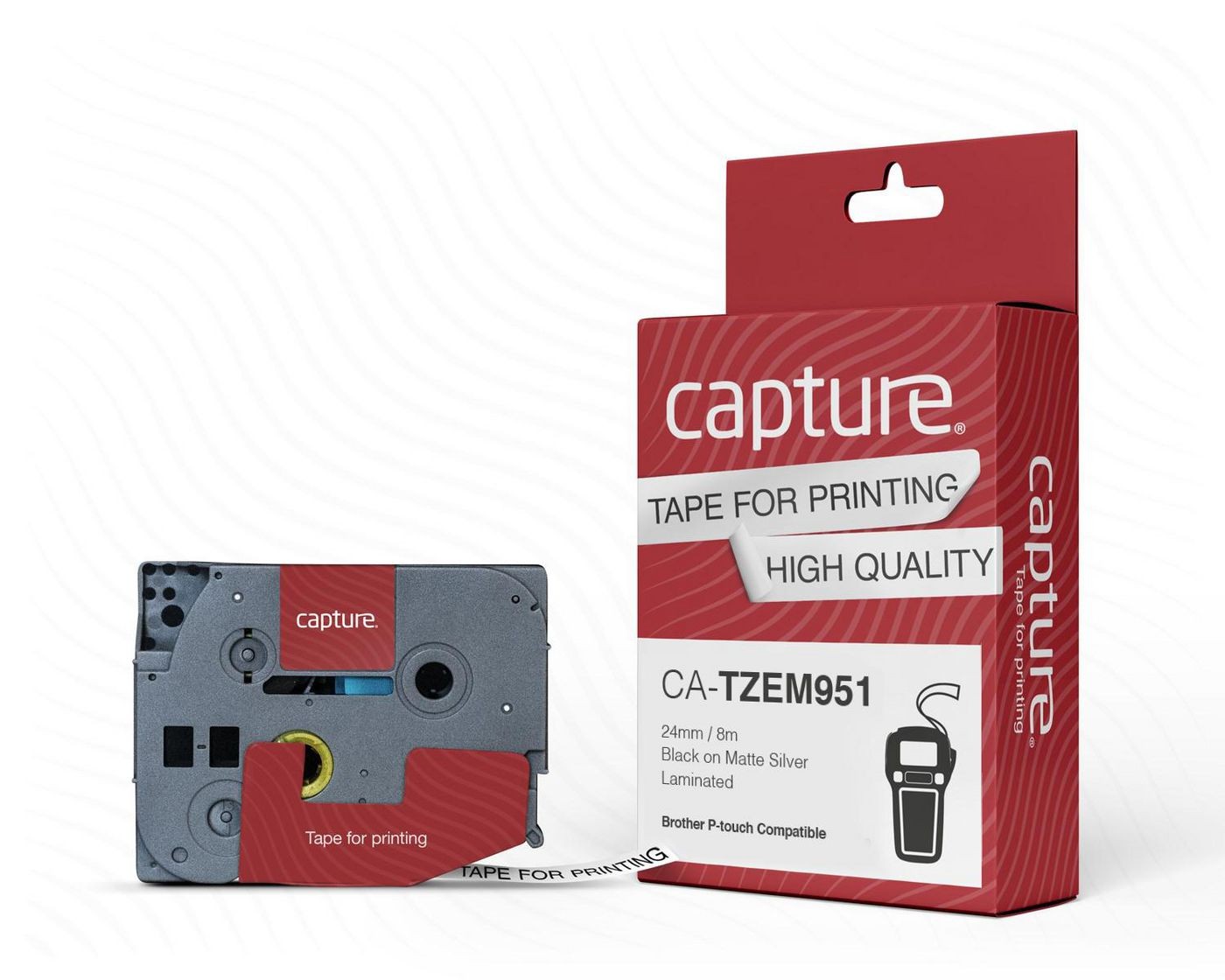 Capture CA-TZEM951 24mm x 8m Black on Matte