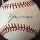 BASEBALL~SIGNED ANDRE DAWSON  (HOF) RAWLINGS MLB (SELIG) OLB BASEBALL & CUBE