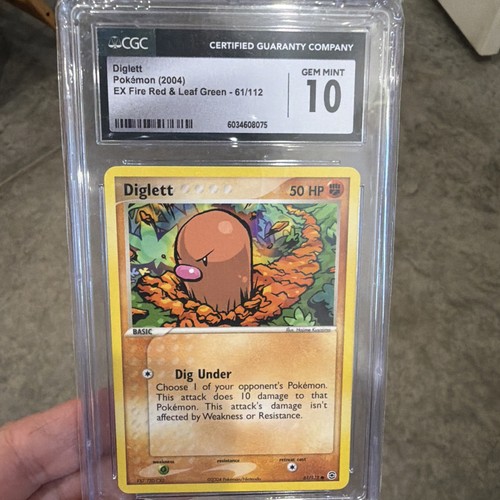 Diglett graded CGC 10 for sale on eBay