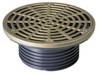 Sioux Chief 832-4HNR 4in Round Nickel Bronze Floor Drain Grate Ring Strainer — photo 1