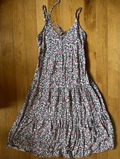 Floral patterned Wild Fable Sleeveless Tie-Back Tiered Dress Size S