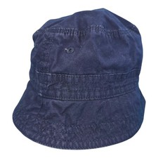 Navy Blue Bucket Hat Baby Gap Infant Casual Cotton Sun Hat Fisherman Style...