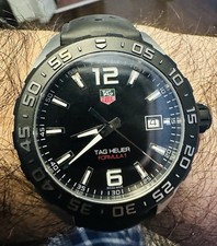 TAG Heuer Formula 1 WAZ1110 Black Dial 41mm Swiss Quartz Watch Date Stainless