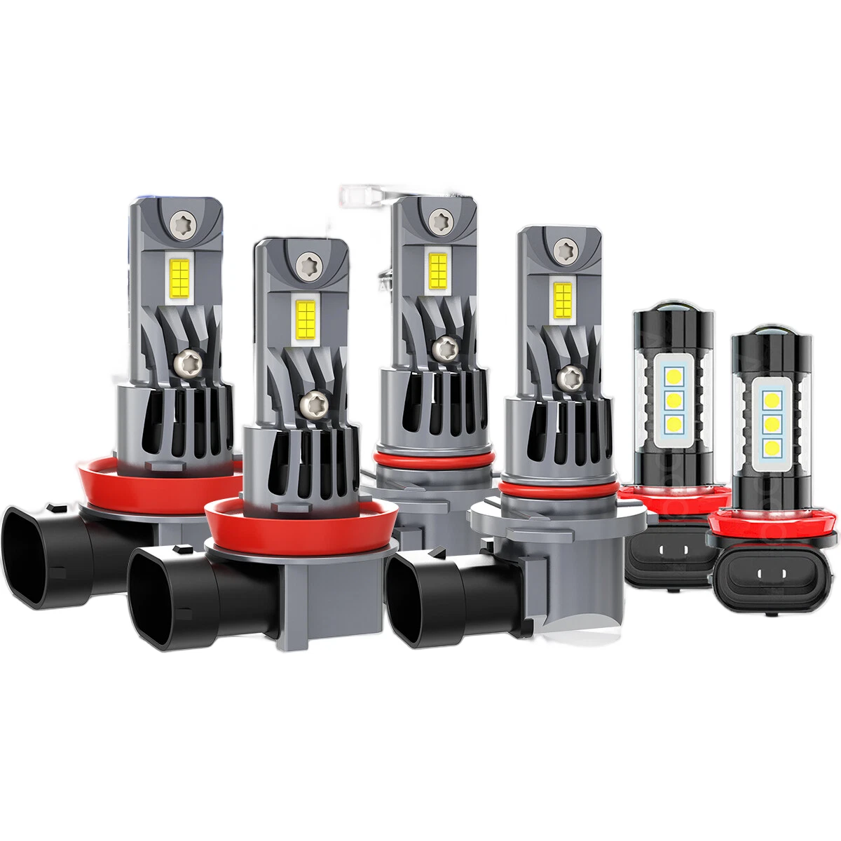 For Honda Civic 2014-2020 2021 LED Headlight Kit Bulbs High Low Beam Fog Light