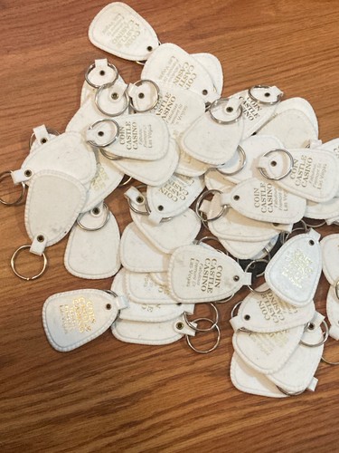 45 Coin Castle Casino FABULOUS FREMONT STREET LAS VEGAS 45 KEY FOBS