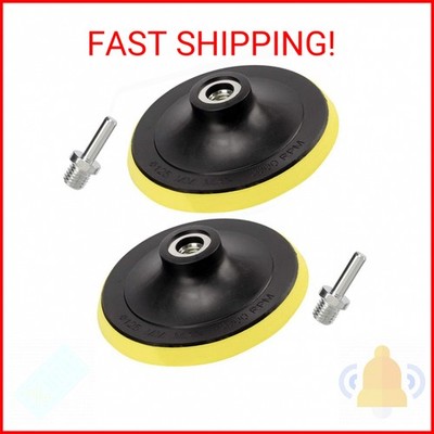 Eyech 2 Pack 5 Inch Hook and Loop Backing Pad with M14 Thread,Rotary Buffing Pad