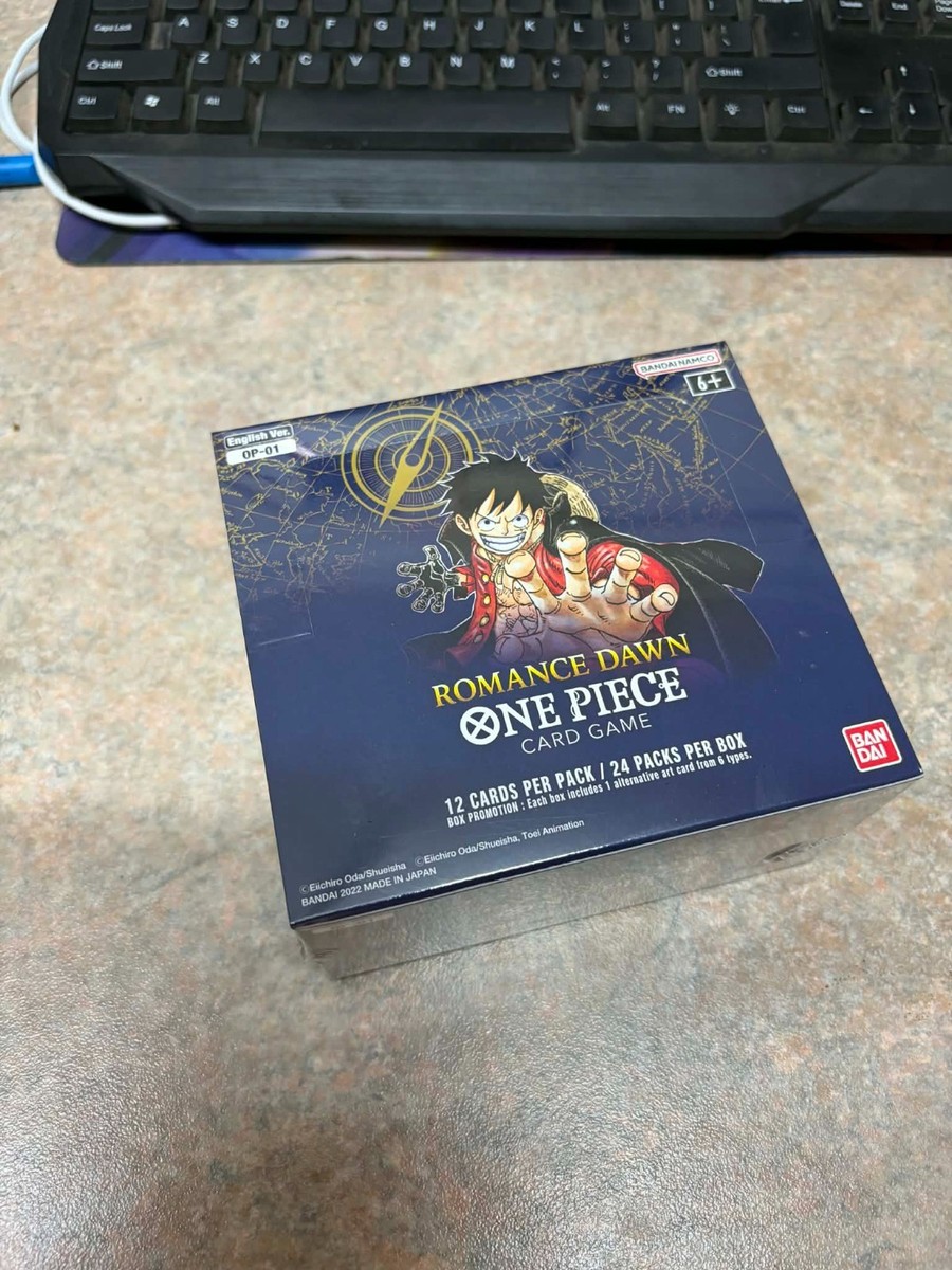 One Piece OP01 Blue Bottom Booster Box Romance Dawn SEALED ENG Free  Express | eBay
