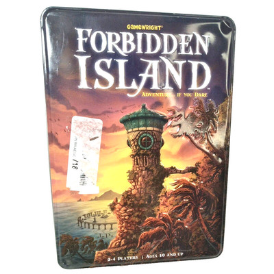 Forbidden Island Board Game by Gamewright 2010 Treasure Hunting Adventure
